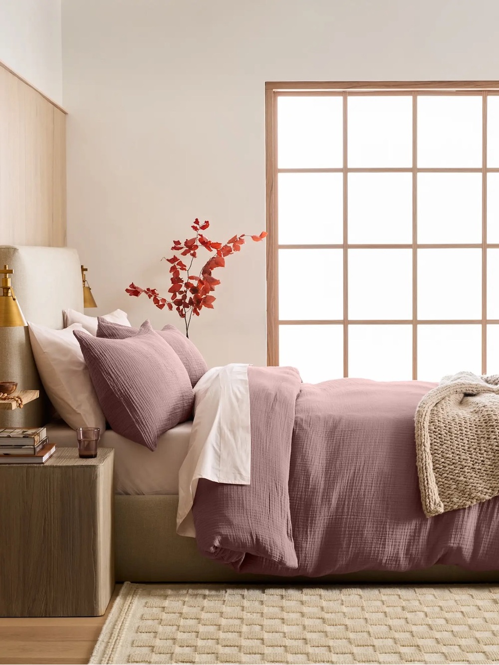 NWOT Quince Organic Cotton Gauze Duvet Cover
